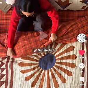 ISO Schoolhouse x Rachel Murray Windmill Cotton Quilt